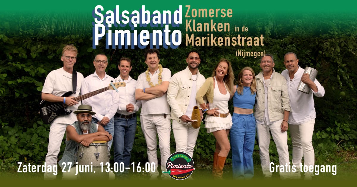 Zomerse Klanken in de Marikenstraat - Pimiento Live 
